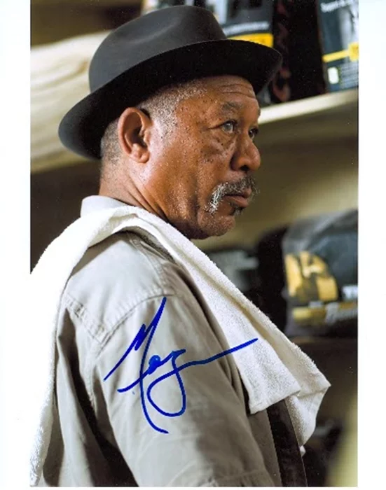 Morgan Freeman autograph