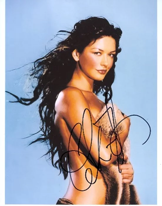 Catherine Zeta Jones autograph