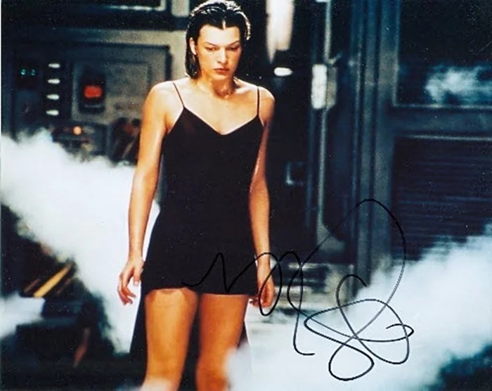 Milla Jovovich autograph