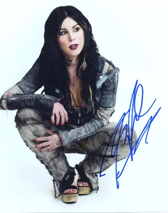 Kat von D autograph
