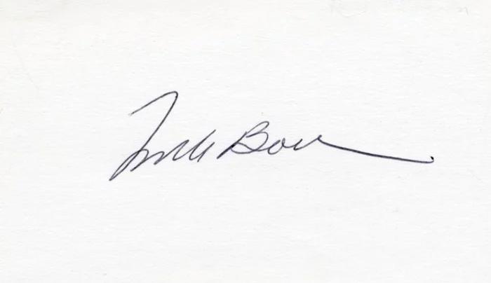 Frank Borman autograph