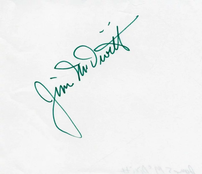 James A. McDivitt autograph
