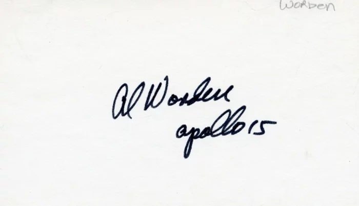 Al Worden autograph