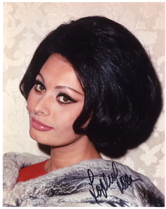 Sophia Loren autograph
