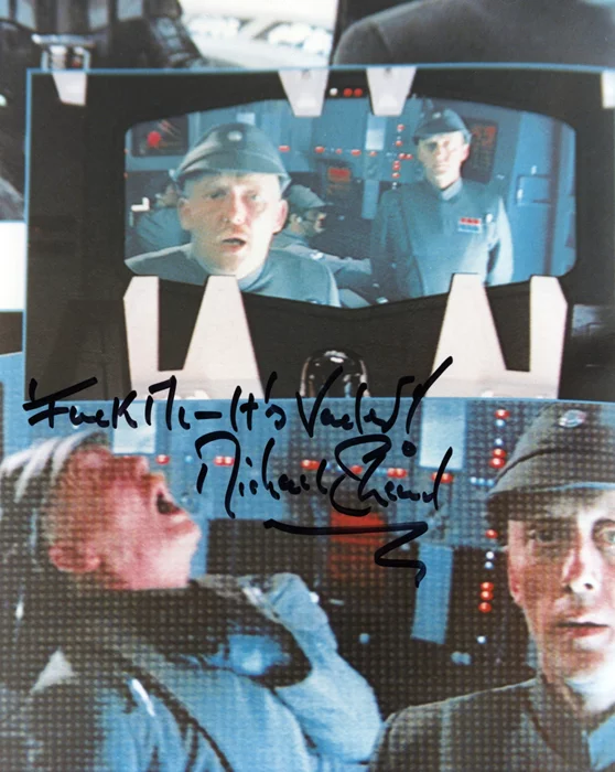 Michael Sheard autograph