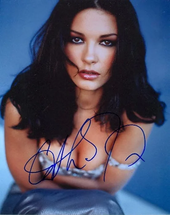 Catherine Zeta Jones autograph