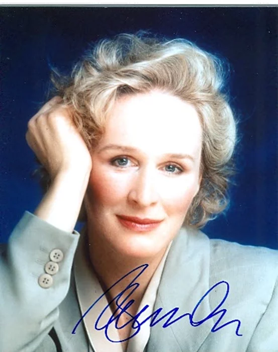 Glenn Close autograph