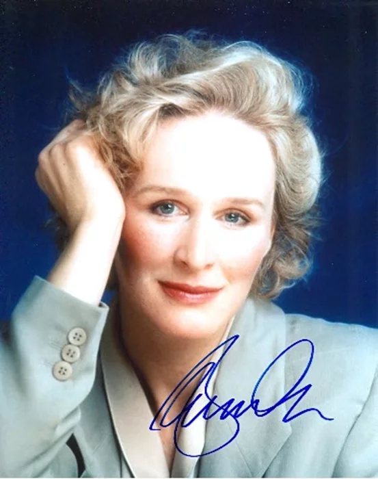 Glenn Close autograph