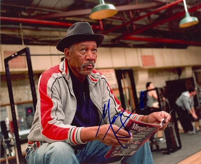 Morgan Freeman autograph