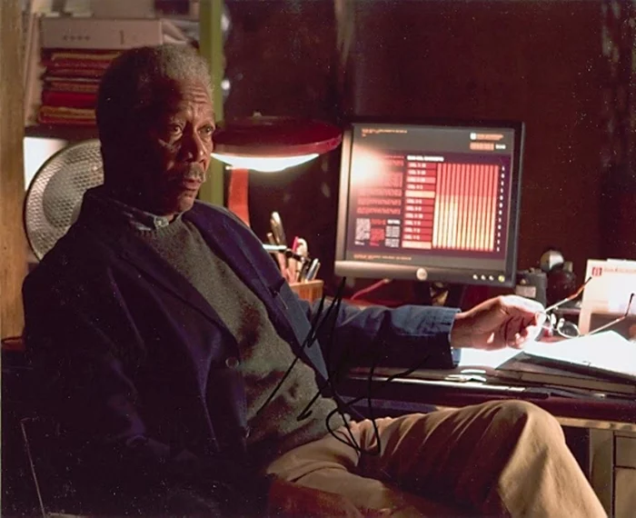Morgan Freeman autograph