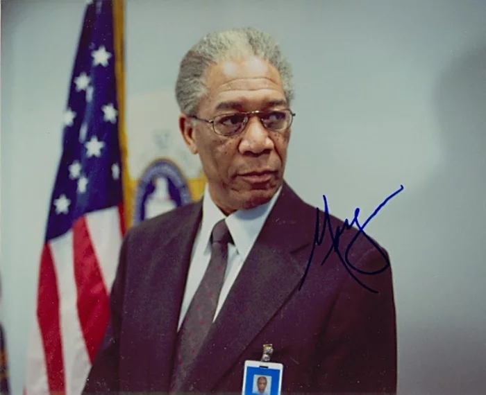 Morgan Freeman autograph