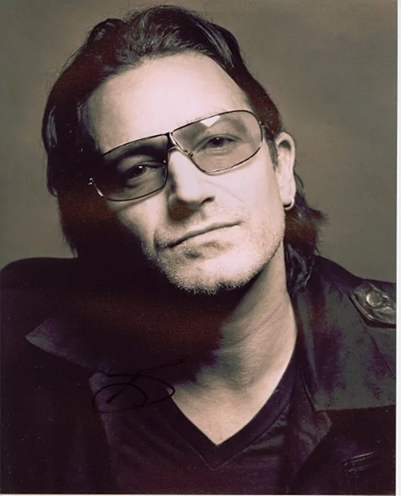 Bono autograph