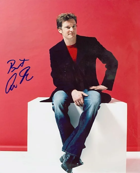 Colin Firth autograph