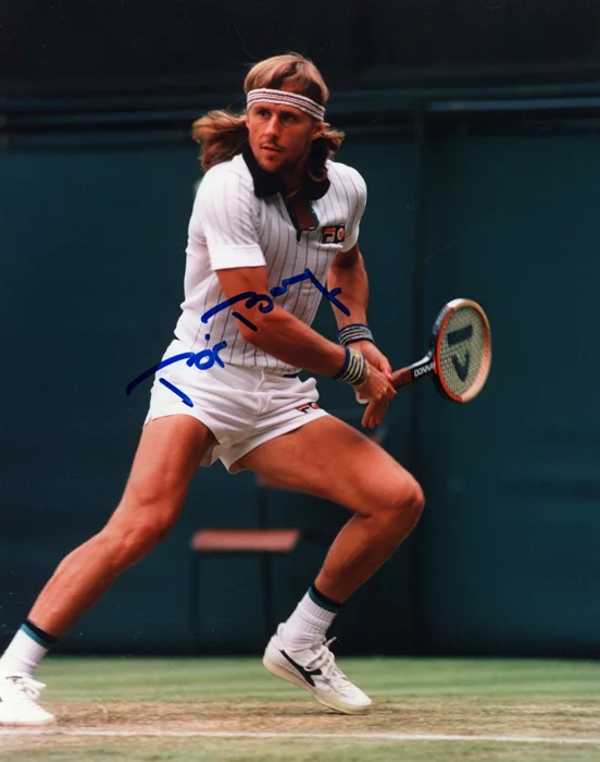Bjorn Borg autograph