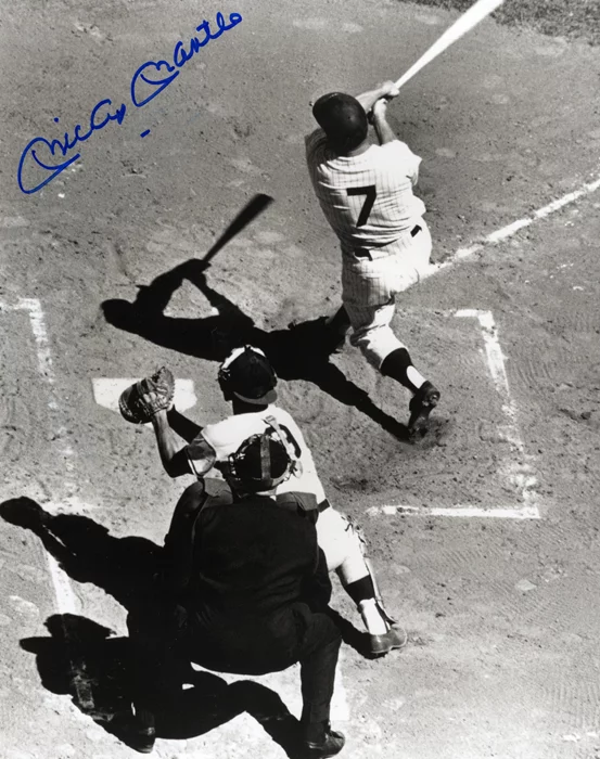 Mickey Mantle autograph