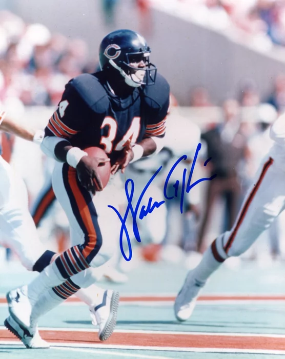 Walter Payton autograph