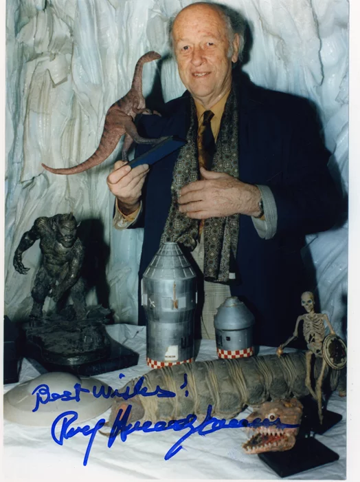 Ray Harryhausen autograph