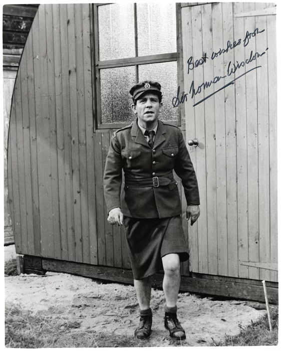 Sir Norman Wisdom autograph