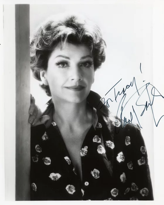 Anne Baxter autograph