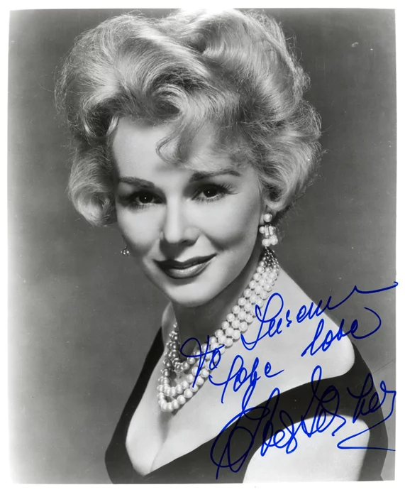 Eva Gabor autograph