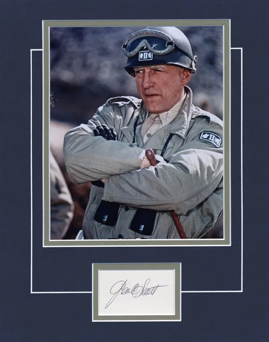 George C. Scott autograph