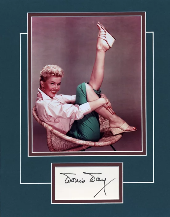 Doris Day autograph