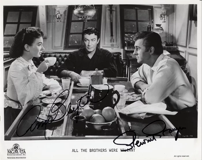 All The Brothers Were Valiant autograph