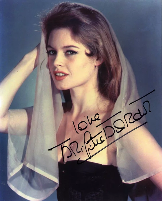 Brigitte Bardot autograph