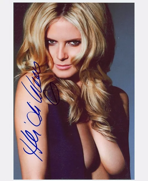 Heidi Klum autograph