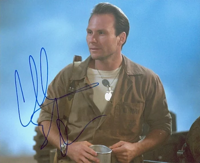 Christian Slater autograph