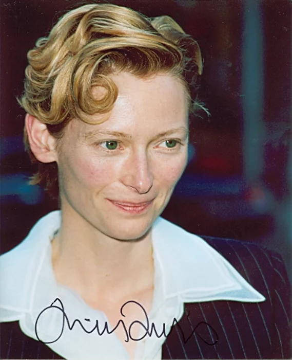 Tilda Swinton autograph