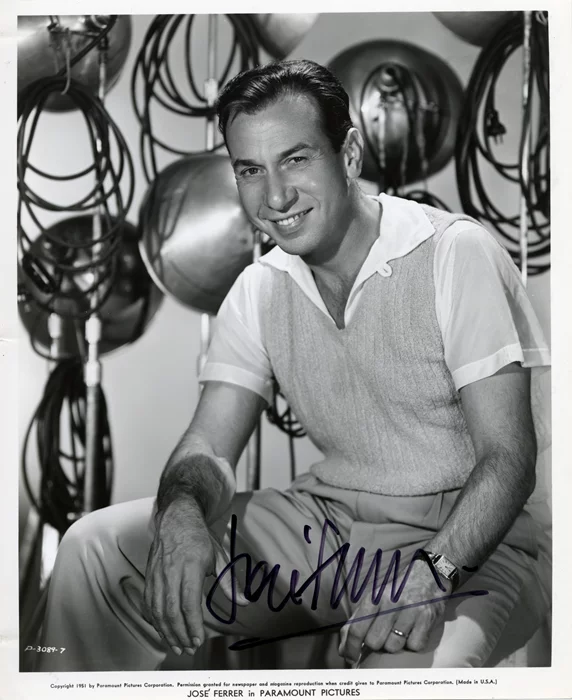 Jose Ferrer autograph
