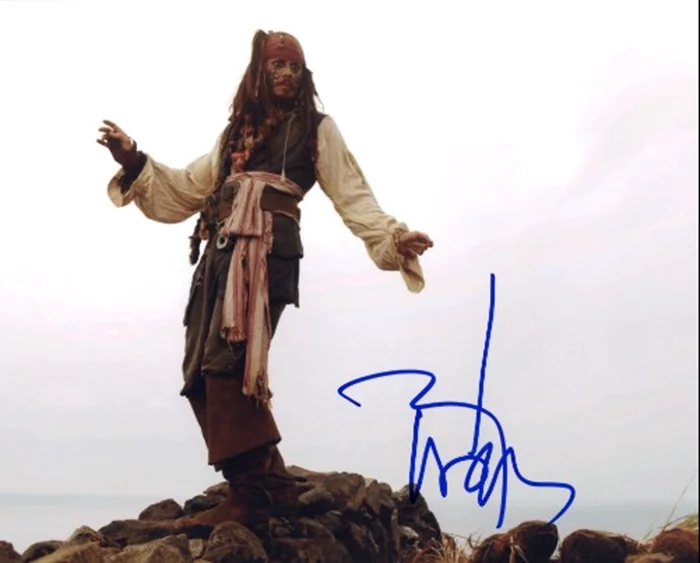 Johnny Depp autograph