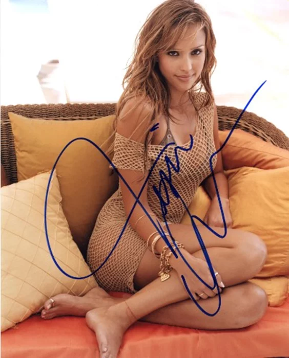 Jessica Alba autograph