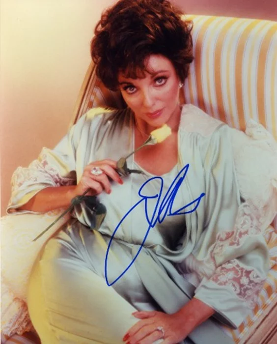 Joan Collins autograph