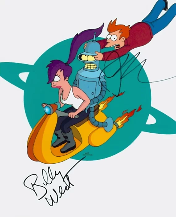 Futurama autograph