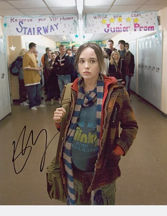 Ellen Page autograph