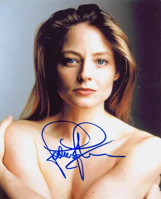 Jodie Foster autograph