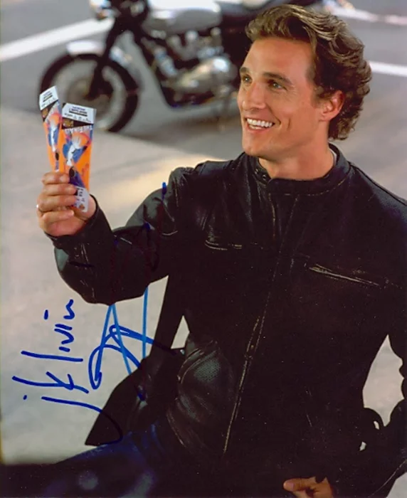 Matthew McConaughey autograph