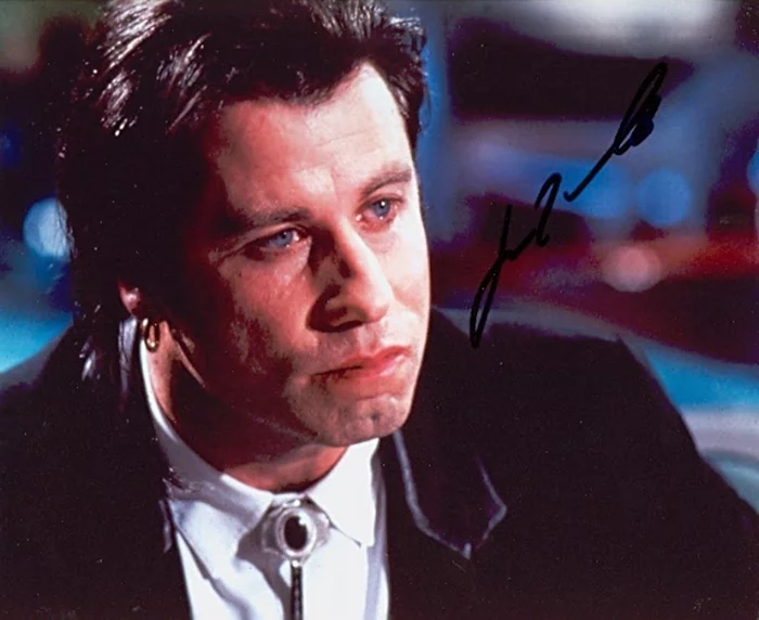 John Travolta autograph