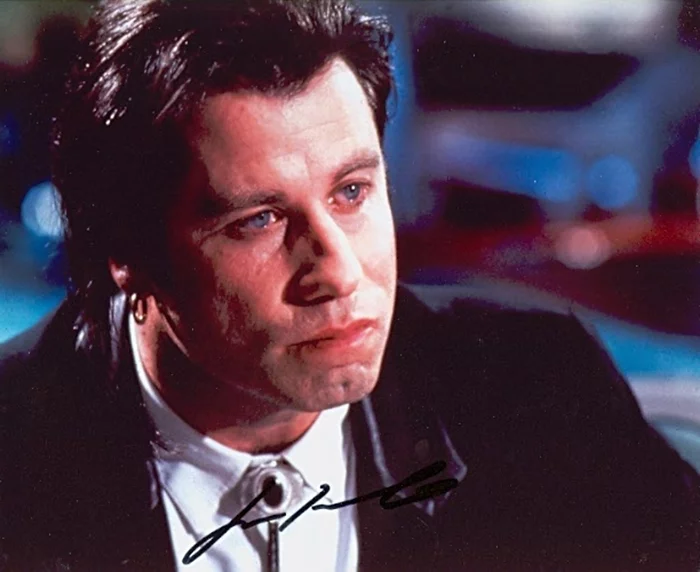 John Travolta autograph