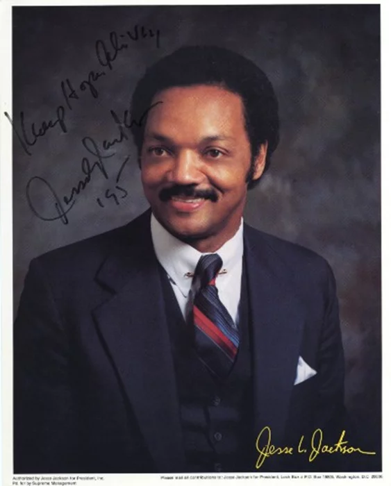 Jesse Jackson autograph