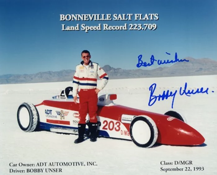 Bobby Unser autograph