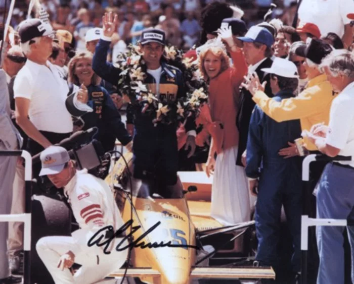 Al Unser autograph