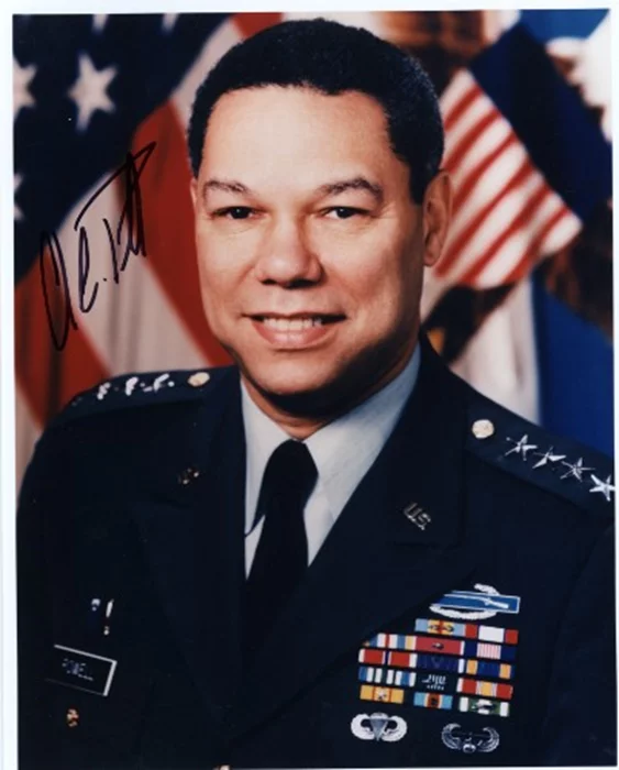 Colin Powell autograph