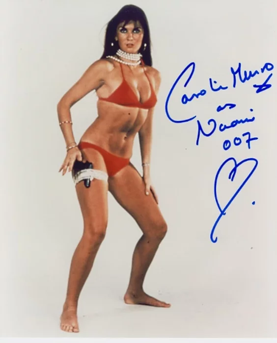 Caroline Munro autograph