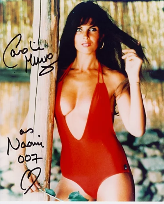 Caroline Munro autograph