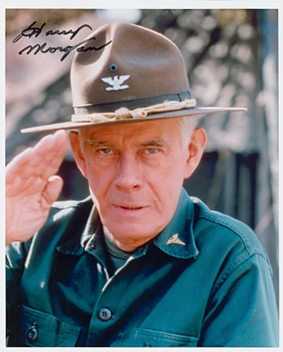 Harry Morgan autograph