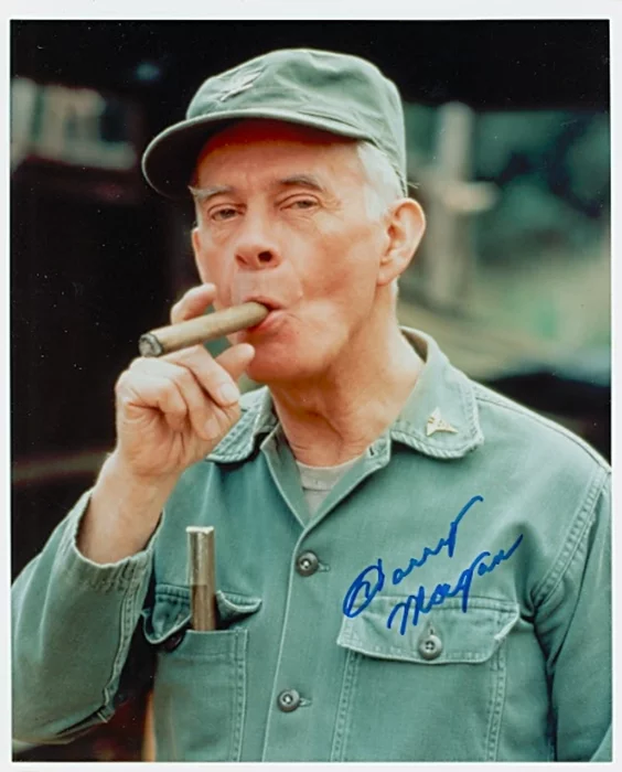 Harry Morgan autograph