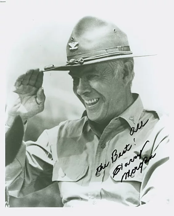Harry Morgan autograph
